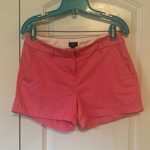 JCrew pink cotton khaki shorts 2
